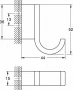 Фото Крючок двойной для ванной Grohe Selection 41039000 хром