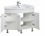 Фото Тумба под раковину Aquanet Корнер 89 см 00158825 R белая