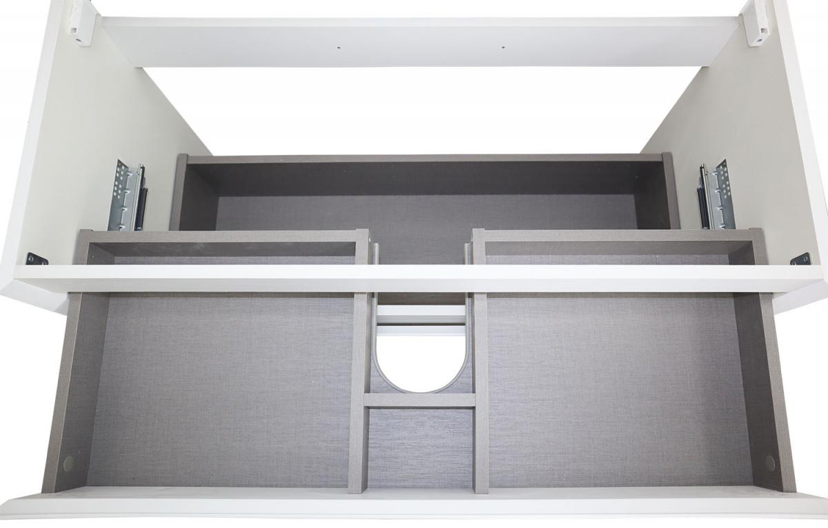 Фото Комплект тумба Azario Velluto 100 1000х450х660 подвесная, с раковиной Slim 100, белый матовый (CS00088604)