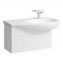 Фото Laufen Alessi One  Тумба подвесная под раковину 814976, 730х320х340мм, с 1 ящиком, цвет: белый матовый