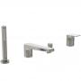Фото Ideal Standard La Dolce Vita Смеситель для ванны, на 4 отв, с ручным душем, цвет: PVD Silver Storm