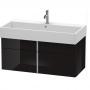 Фото Duravit VA База под раковину 441x984x431, 1 выдв.ящик, черный HighGloss