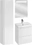 Фото Тумба с раковиной Cersanit Moduo slim 50 (SB-SZ-MOD-MO50Sl/Wh+S-UM-MOD50SL/1)