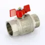 Фото Кран шаровой НВ полнопроходной бабочка Uni-Fitt 1"1/4 (111T5000)