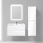 Фото Тумба с раковиной BelBagno Etna 90 bianco lucido (ETNA-900-2C-SO-BL-P+BB900ETL)