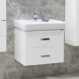 Фото Тумба с раковиной AQUATON Америна 60 белая (1A1354K1AM010)
