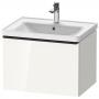 Фото Duravit D-Neo Тумбочка подвесная 634x452хh440 мм, 1 ящик, цвет: белый высокоглянцевый (для раковины 236765)