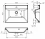 Фото Тумба с раковиной BelBagno Aurora 60 rovere nebrasca nature (AURORA-600-2C-SO-RNN+BB600/450-LV-MR-AST+8.1135.192160.42)