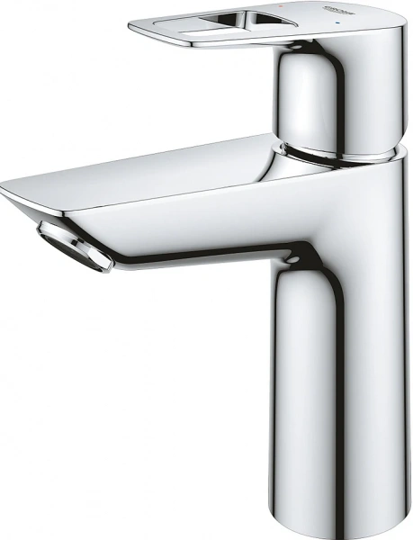 Фото 23917001 BauLoop EcoJoy Смеситель для раковины, 1 отверстие, размер M, с ограничителем температуры,