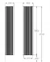 Фото Шкаф-пенал Opadiris Рубинно 40 00-00006365