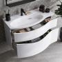 Фото Kerama Marazzi RV.100Lh\WHT.M Тумба Riva/Рива 100 см левая, белая матовая