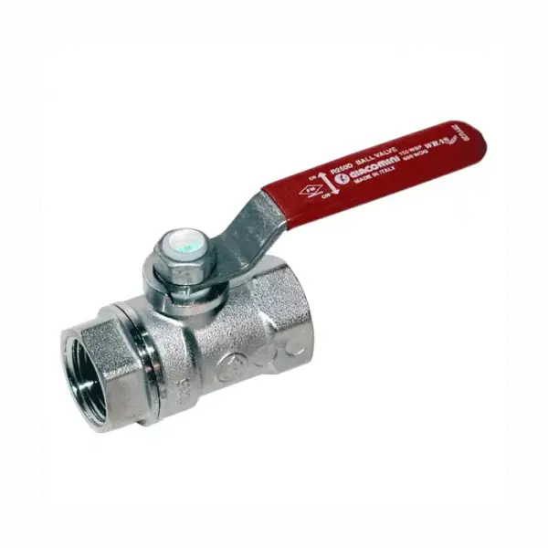 Фото Кран шаровой латунь хром R250D Ду 80 Ру28 ВР рычаг Giacomini R250X010