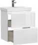 Фото Тумба с раковиной Cersanit Moduo slim 50 (SB-SZ-MOD-MO50Sl/Wh+S-UM-MOD50SL/1)