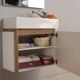Фото Тумба с раковиной Акватон Эклипс Н 1A1726K1EK560 темный эбони