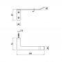 Фото QuadroDesign Держатель т/б., подвесной, цвет: Brushed Stainless Steel