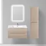 Фото Тумба с раковиной BelBagno Etna 90 rovere grigio (ETNA-900-2C-SO-RG-P+BB900ETL)