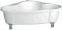 Фото Акриловая ванна BelBagno 150х150 BB07+BB-LEG-BALL-CRM с ножками