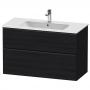 Фото Duravit D-Neo Тумбочка подвесная 1010x462хh625 мм, 1 ящик цвет: Black Oak