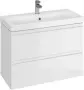Фото Тумба с раковиной Cersanit Moduo slim 80 (SB-SZ-MOD-MO80Sl/Wh+S-UM-MOD80SL/1)