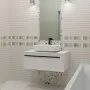 Фото Тумба под раковину La Fenice Elba Bianco 80 см белая матовая