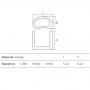 Фото Dea Design Marble Стакан настольный, 11х9хh12см., из мрамора, цвет: Statuario White