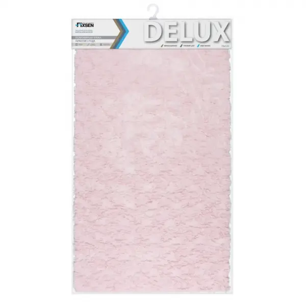 Фото Коврик для ванной 1-ый Fixsen DELUX, розовый ( FX-9040W )