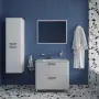 Фото Тумба с раковиной IDDIS Brick 80 напольная (BRI80WFi95+0108000i28)