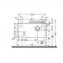 Фото Duravit Happy D.2 Plus Тумба подвесная  354x1300x550мм 1 ящик, цвет: белый глянцевый