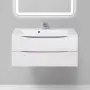 Фото Тумба под раковину BelBagno Marino 100 bianco opaco (MARINO-1000-2C-SO-BO-P)