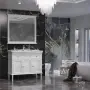 Фото Тумба с раковиной Opadiris Кантара 105 белая (00-00003680+21360)