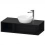 Фото Duravit D-Neo Тумбочка подвесная компакт, 260x1000x480 мм, 1 открытое отделение на левой стороне, цвет: Black Oak