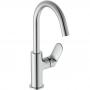 Фото Ideal Standard Ceralife O Смеситель для раковины H215, с поворотным изливом, с донным клапаном, цвет: хром