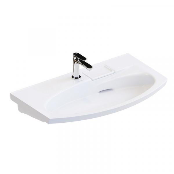 Фото Kerama Marazzi RV.wb.80 Раковина Riva/Рива мебельная с крепежом 80, белая глянцевая