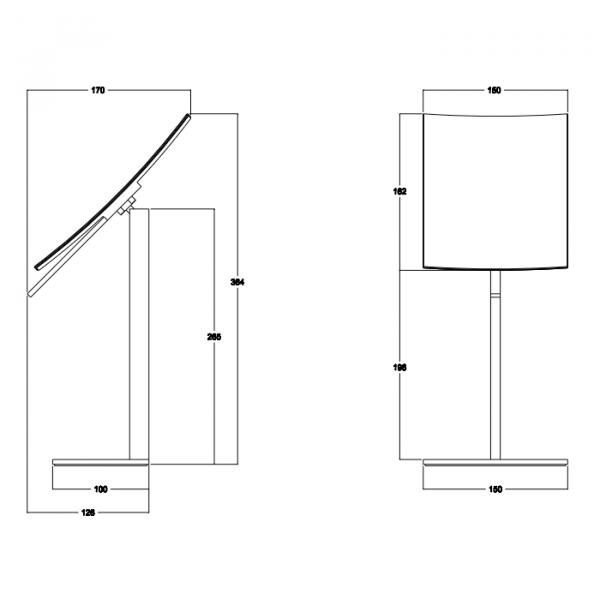 Фото Gessi Inverso Accessories Зеркало косметическое, настольное, поворотное, цвет: Warm Bronze Br PVD