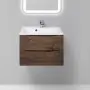 Фото Комплект мебели BelBagno Marino 65 rovere moro (MARINO-650-2C-SO-RW-P+BB650/450-LV-MR-PR+SPC-MAR-600-800-LED-TCH)