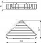 Фото Полочка угловая Ideal Standard IOM, с крепежом, черный (A9105XG)