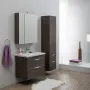 Фото Тумба с раковиной Aquanet Эвора 80 дуб антик (183002+00182324)