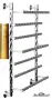 Фото Полотенцесушитель Двин Q BRAID electro 60/50 1"-3/4"-1/2" Электрический  ТЭН справа К эл, Состаренная бронза (4627170784224)