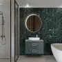 Фото Тумба под раковину La Fenice Cubo Twin Grigio 80 см серая матовая