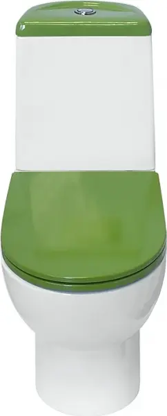 Фото Унитаз-компакт Sanita Luxe Best Color Green BSTSLCC09130522 с сиденьем Soft Close
