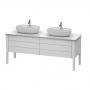 Фото Duravit Luv База напольная, 743x1788x570, 2 выдв.ящика, цвет белый шелковисто-матовый