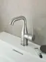 Фото Смеситель для раковины GROHE Essence с донным клапаном, M-size, суперсталь (24173DC1)