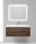 Фото Тумба с раковиной BelBagno Marino 120 rovere moro (MARINO-1200-2C-SO-RW-P+BB1200/450-LV-MR-PR)