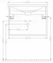 Фото Тумба под раковину Jacob Delafon Madeleine 60x46 EB2052-J52 черный глянец