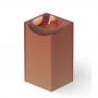 Фото Dea Design Раковина 49.5х45.5х88см., напольная, без отв., цвет: brown copper
