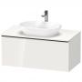 Фото Duravit D-Neo Тумбочка подвесная, 459x1000x550 мм, 1 ящик, цвет: белый высокоглянцевый
