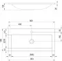 Фото Тумба с раковиной Ravak Clear 80 белая (X000000757+XJJ01180000)