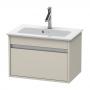 Фото Duravit Ketho База под раковину  410x600x385, 1 выдв.ящик, цвет Серо-коричневый
