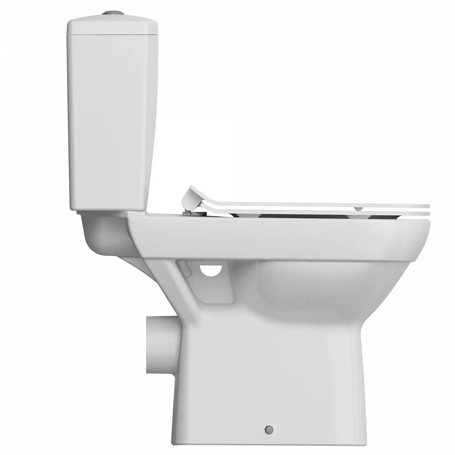 Фото Унитаз-компакт Cersanit City NEW CLEAN ON 011 3/5, дюр.slim, lift, e-off, белый, Сорт1 фарфор овальная (S-KO-CIT011-3/5-COn-S-DL-w)