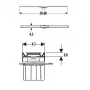 Фото Крышка душевого канала Geberit CleanLine 60 154.456.KS.1